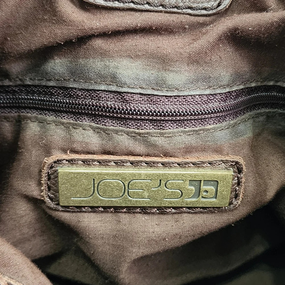 Joe's Womens Retro Brown Soho Leather Shoulder Handbag Great Condition Y2K - Picture 11 of 16